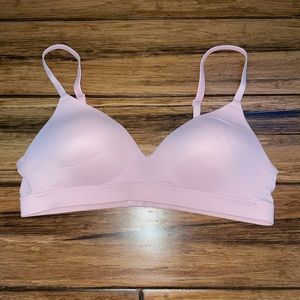 Women’s 34B, PINK, Pink Wireless T-Shirt Bra